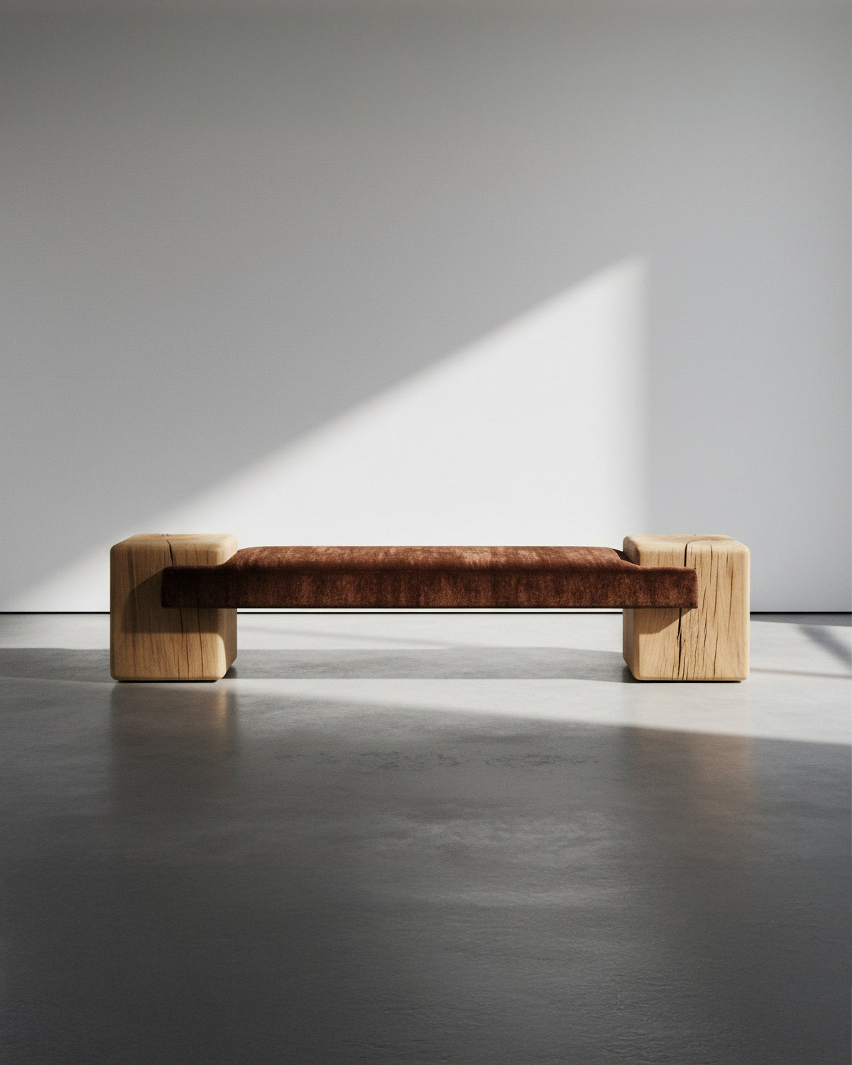Coexist Bench Redux in Solid Oak – Slash Objects